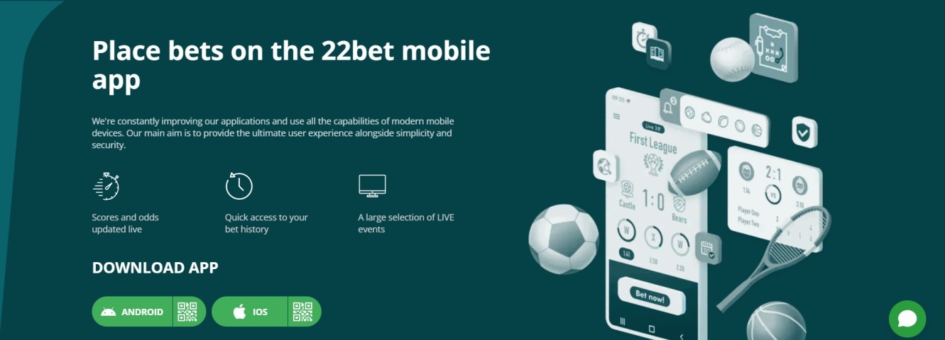 22Bet Mobile App