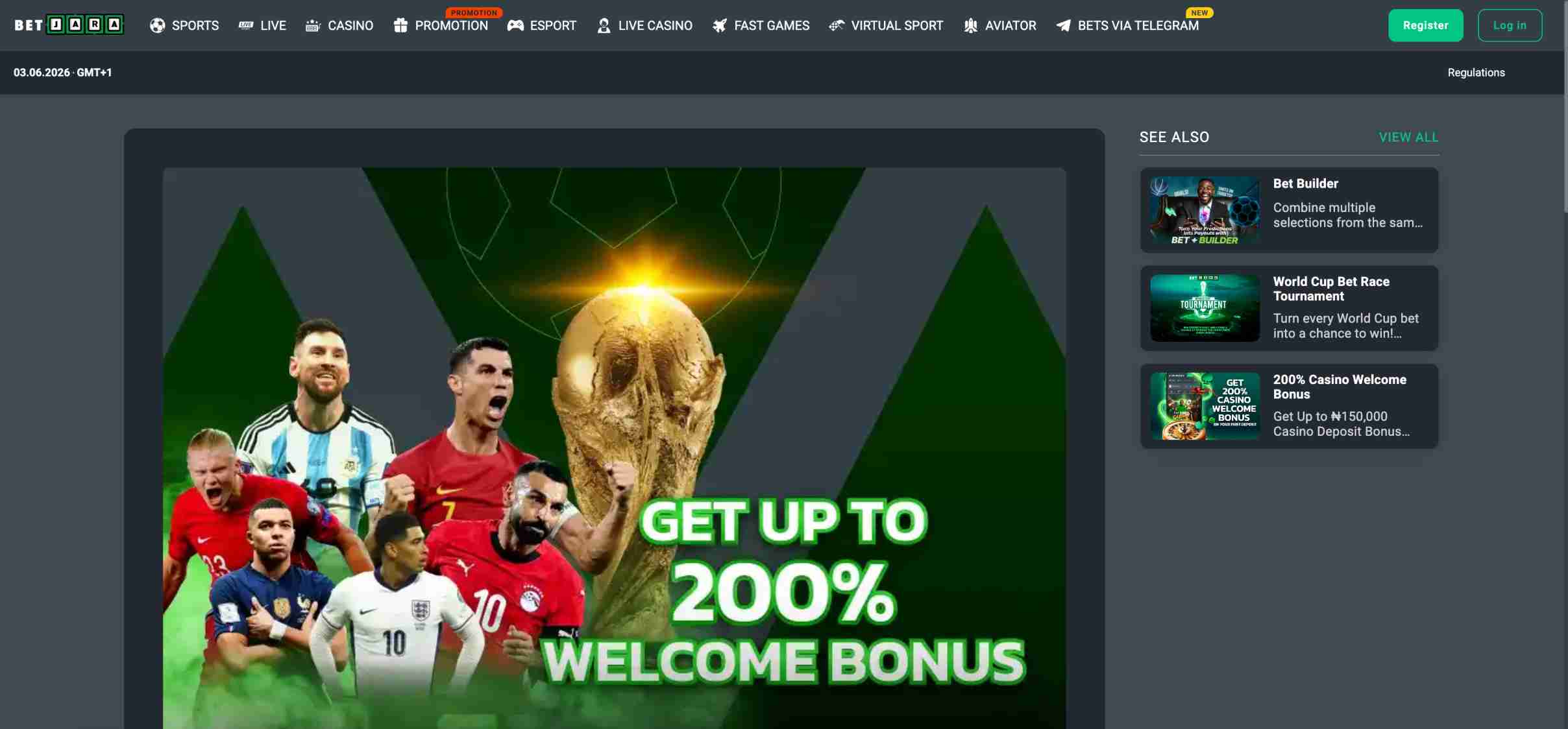 Betjara 200% Welcome Bonus