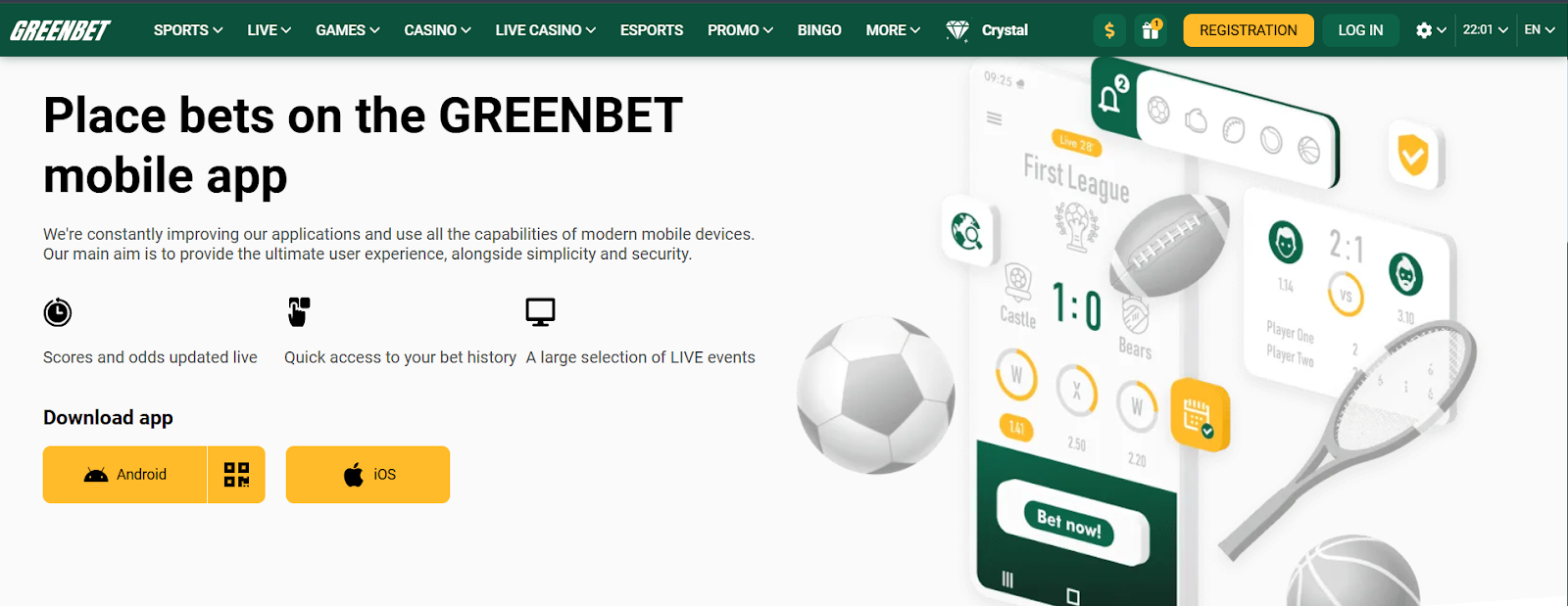 Greenbet App