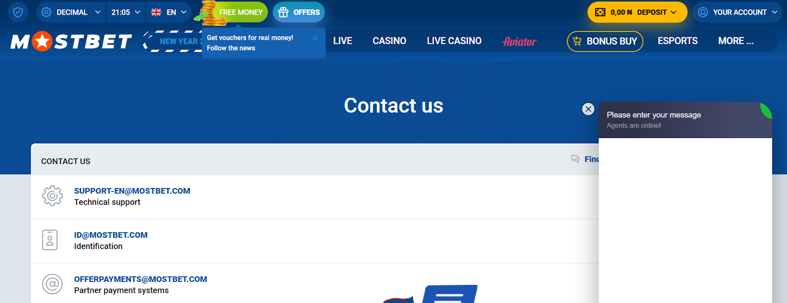 Mostbet Nigeria Customer Support Channels