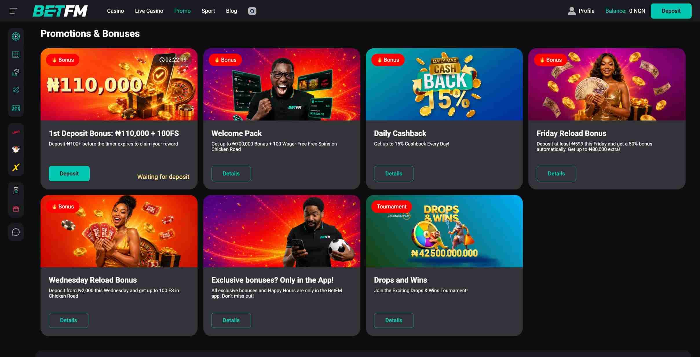 BetFM Sports Welcome Bonus